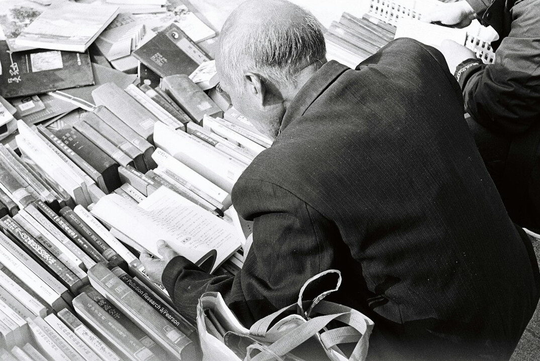 investigator examining documents