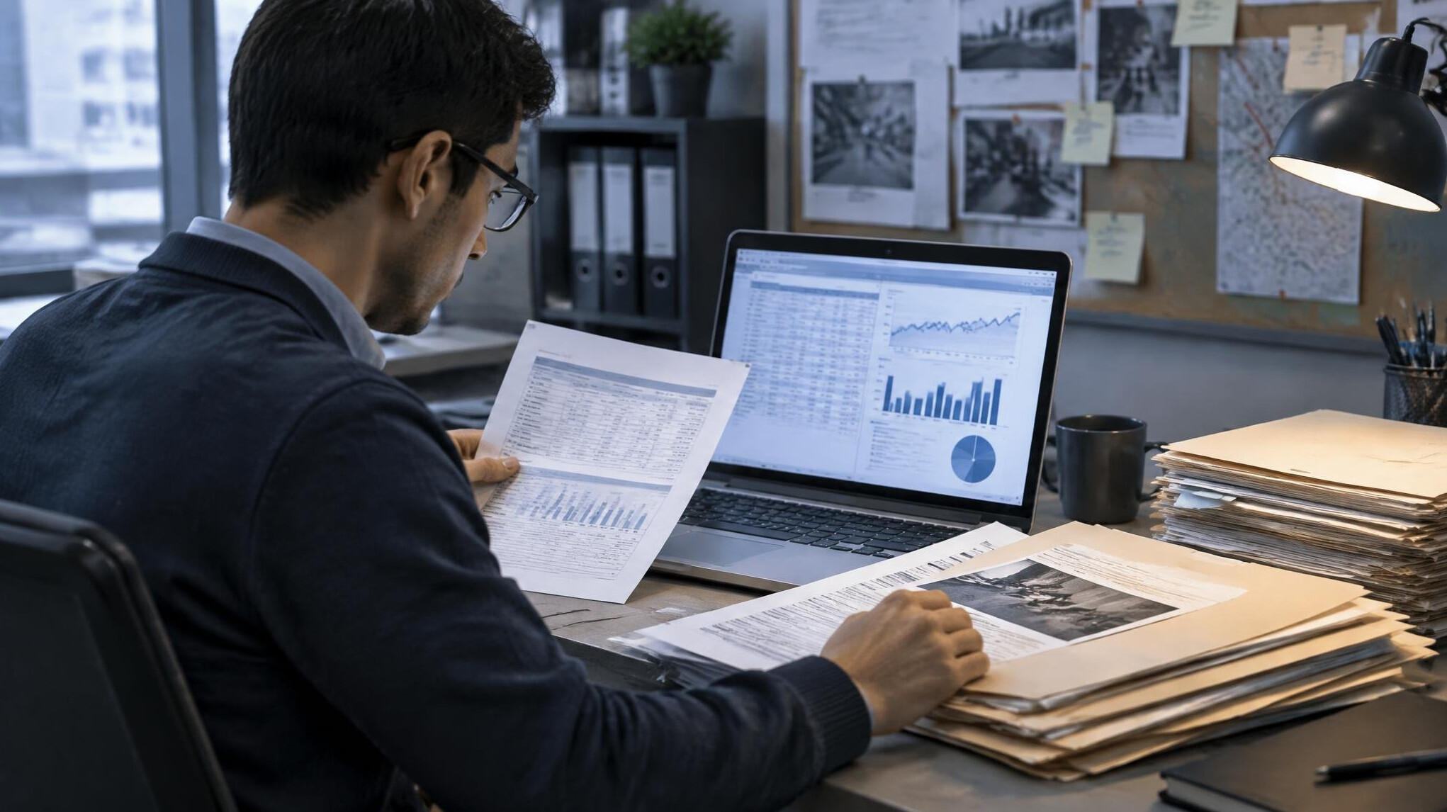 data analysis on computer